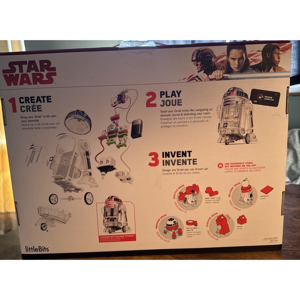 Star Wars Little Bits Droid Inventor Kit R2-D2 Build Robot Construction Tech Toy - Picture 5 of 7